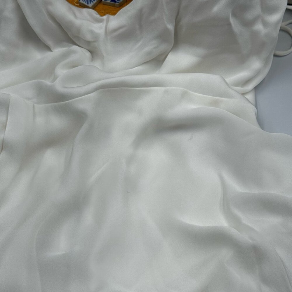 🆕 ALICE + OLIVIA 🧿 NWT Alita Spaghetti Strap Drape Asymmetrical Dress, Sz6 - Picture 8 of 16